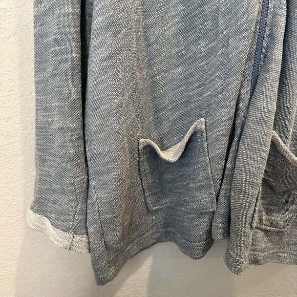 Koolaburra by Ugg Blue Grey Terry Cloth Full Zip Lightweight Jacket - Size 1X - Picture 2 of 6